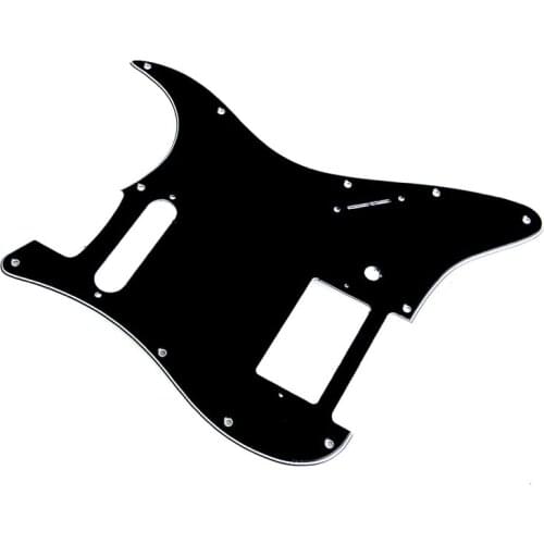 3 Ply Black Guitar Pickguard for fender HS Single Strat Humbucker