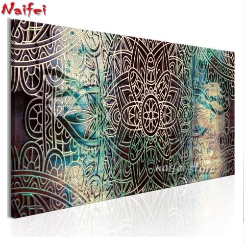 Full Square Diamond Painting Mandala Knot of Peace 5D DIY Diamond Embroidery New Arrival Home Decor Craft Kit large size