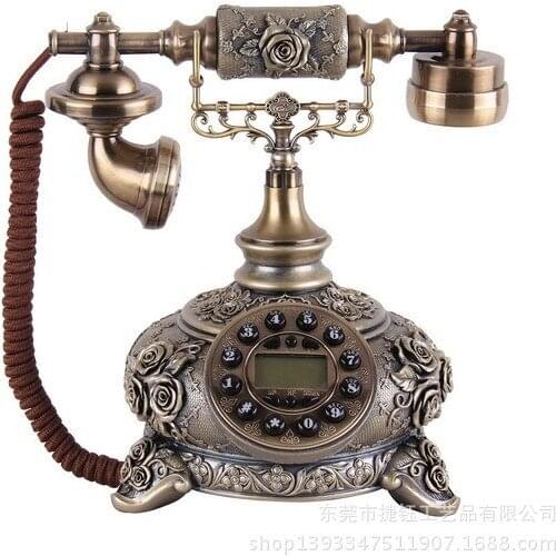 Atis patented European mosaic retro decorative antique antique phone fixed landline fashion