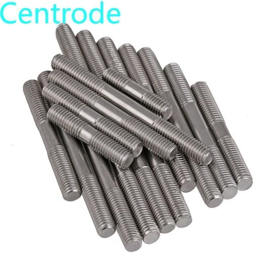 316 stainless steel double-head bolt/stud/screw/screw/screw wire/tooth bar GB901 M6M8 2Pcs