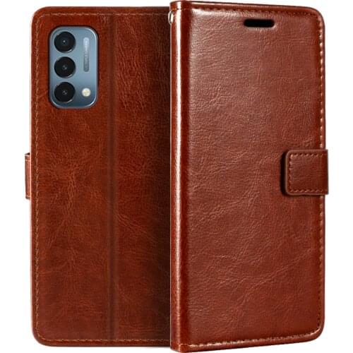 Case For OnePlus Nord N200 5G Wallet Premium PU Leather Magnetic Flip Case Cover With Card Holder And Kickstand For Nord N200 5G