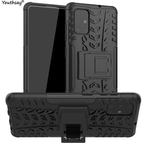 For Samsung Galaxy A71 Case Robot Heavy Duty Fundas Hard Back Protector Case For Samsung Galaxy A71 Cover For Samsung A71 Case