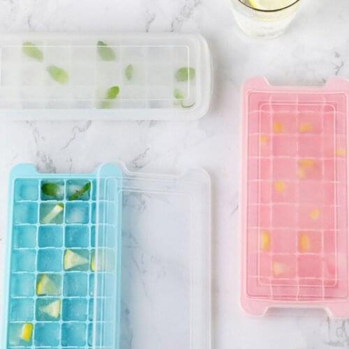 DIY Ice Cream Mold Food Grade Silicone Making Ice Mould Ice Cube Maker Mould Home Kitchen Supplies With Cover