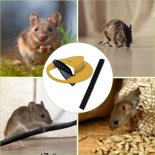 1 Pcs Auto Reset Mouse Trap Slide Bucket Lid Type Durable Rat Traps Flip Mousetrap Slide Bucket Lid Mouse Trap Multiple Captures