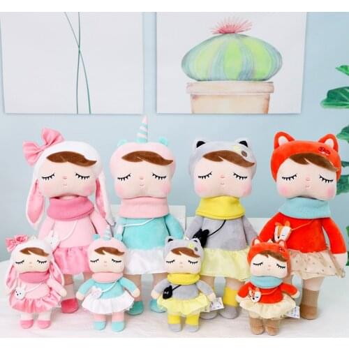 Metoo forest angela original cat unicorn Sweet Cute Metoo baby plush doll for kids panda butterfly bee poupee dolls