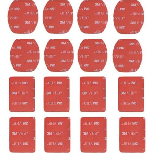 Gopro Accessories Flat Curved Mount Set Sticker 3M Adhesive for Go pro Hero 8 7 6 5 4 3+ 2 for Xiaomi Yi 4K EKEN H9