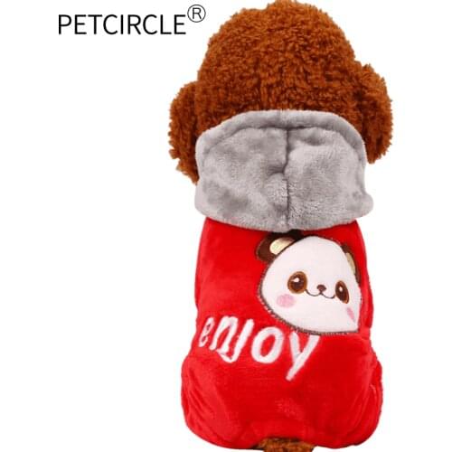 New Petcircle Pet Dog Cat Clothes Cartoon Panda Cat Dog Coats For Chihuahua Dog Hoodies For Small Large Dogs Pet Product