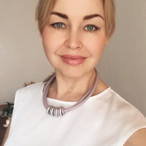 JID New Handmade Circle Pendant Necklace Charm Multilayer Metal Jewelry Punk Rubber Clothing Decoration For Women Party Gift