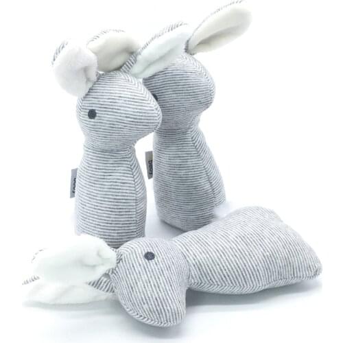 Pet Squeaky Funny Animal Shape Honking Rabbit Dogs Chew Toys BB Sound Rabbit Plush Toy Fit for All Pets Bite Squeaker Dog Toys