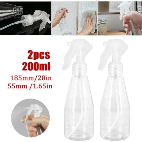 2Pcs 200 ml Plastic Plant Flower Watering Spray Bottle Empty Garden Water Sprayer Vaporizer Moisturizer Bottle Gardening Tools