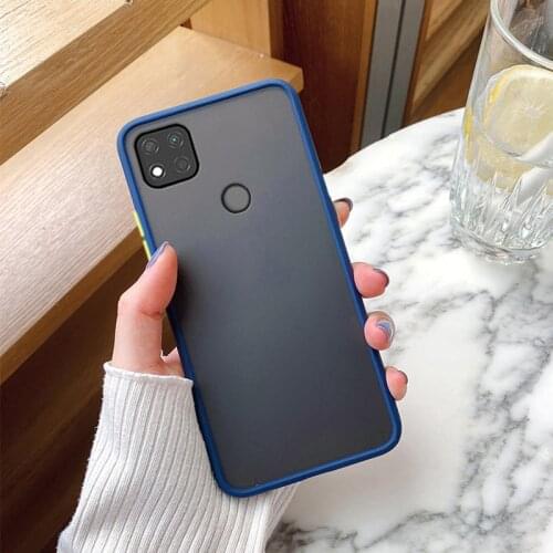 Anti-drop Silicone case For Redmi 9T 9C NFC 9AT 9A 9 Funda Redmi Note 10 9S 9 Pro 8 8T Matte protective Coque
