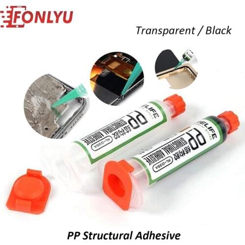 RELIFE RL-035A PP Structural Adhesive Black Transparent for iPad Mobile Phones Frame Back Cover Bracket Bonding 5CC 10CC