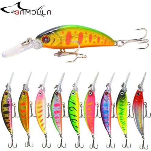 Minnow Fishing Lure Weights 5.7g Bass Lure Fishing Lures Fish Bait Articulos De Pesca Fake Fish Tackle Isca Artificial Equipment