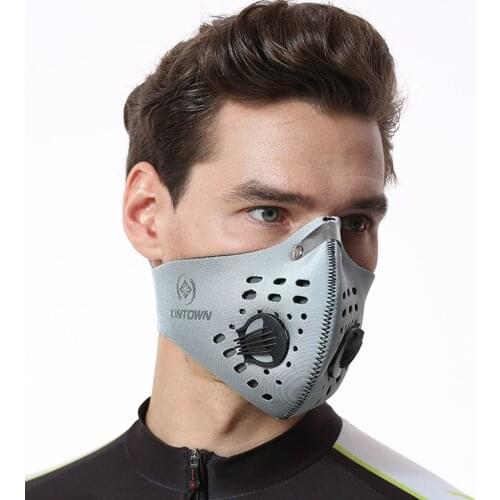 Mesh Sport Breathable Mask Men Breathing Valves Filter Running Cycling Activities Workout Protective Cosplay Decoration
