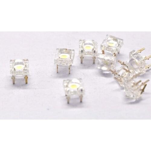 LED lamp beads bright 5mm yellow yellow piranha light-emitting diodes (20pcs)