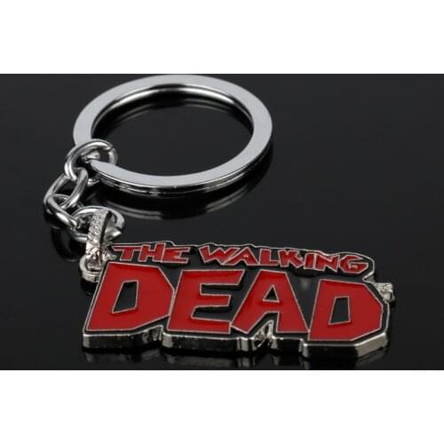 TV The Walking Deads Key Chain Alloy Keychain Accessories Pendant Key Ring Charms Keychains for Ladies