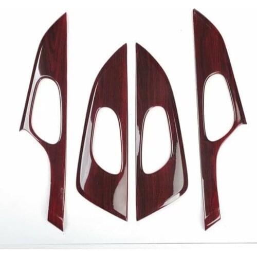 ABS Carbon Fiber Inner Door Bowl Decoration Cover Trim Car-Styling Accessories For Nissan X-Trail T32 Rogue 2014-2018 2019 2020