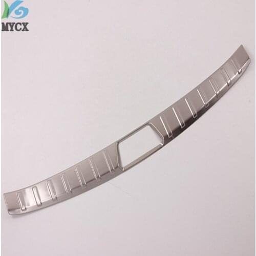 For Subaru Forester SK 2019 Stainless Steel Interior Rear Bumper Protector Guard Plate Cover Trim 1PCS Car Styling Accessories