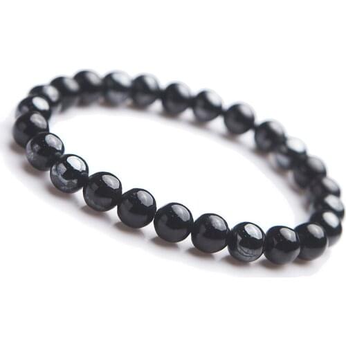 Women Stretch Round Beads Bracelet 8mm Genuine Healing Crystal Natural Sugilite Bracelet Femme Lady