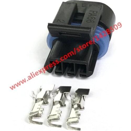 20 Sets 12162182 12162185 GM Auto Sensor Connector Electrical Housing Plug 3 Pin For Ford DODGE Cummin Oil Pressure Sensor