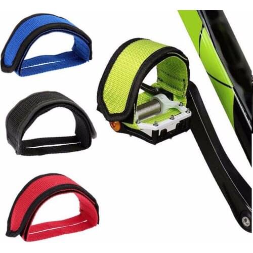 1Pair Anti-Slip Bicycle Cycling Pendal Bands Tape Toe Clip Straps Belt Adhesivel MTB Mountain BMX Fixed Gear Bike Accessories