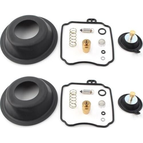 For Yamaha XVS650 V-STAR 1998-2015 Motorcycle Carburetor Rebuild Carb Repair Kits Air Cut-off Valve 2Sets