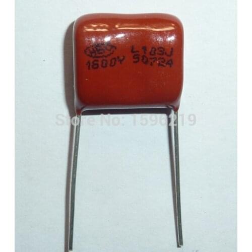 20pcs CBB capacitor 103 1600V 103J 1.6KV 0.01uF 10nF P15 CBB81 Metallized Polypropylene Film Capacitor