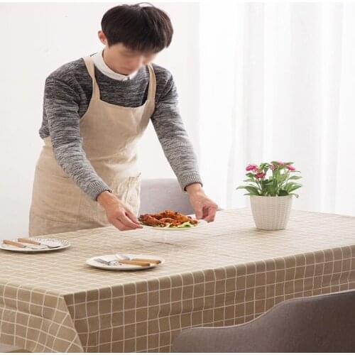 53inchx35/70inch Waterproof Anti-hot Oil Table Cloth Jacquard Printed Flower Tablecloth Pattern Checked Rectangular Table Cloth