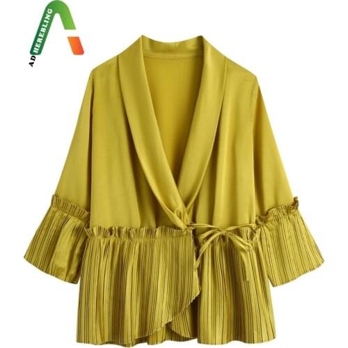Adherebling Yellow Blouses