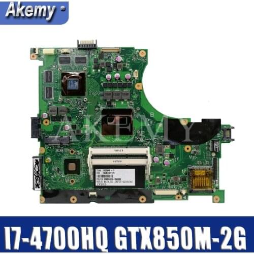 Amazoon N56JK Laptop motherboard For Asus N56JK N56J N56 Test original motherboard I7-4700HQ GTX850M-2G