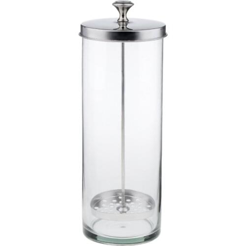 Non-slip disinfection glass jar, sanitizing for comb scissors etc