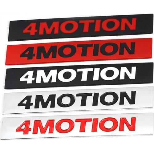 Car Sticker 4MOTION Logo Emblem Badge Decal Front Back Trunk For Volkswagen Tiguan VW golf 4 7 GTI Touareg arteon Auto Styling