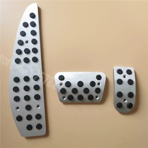 DEE Car Accessories For VOLVO S40 Fuel Brake Foot Rest Automatic pedals Plate Non slip Accelerator brake AT pedal Pads Stickers