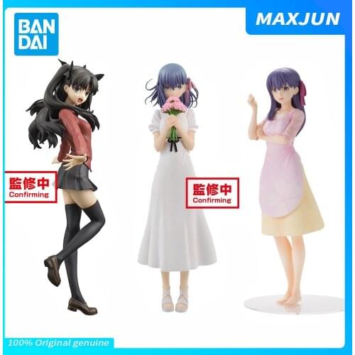 MAXJUN BANDAI/SEGA/BANPRESTO Anime Fate/stay night Figures Sakura Rin PVC Model toys Lancer Archer Collection Fate/Grand Order