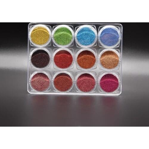 Holographic Glitter Dipping Powder For Manicure Nail Art Design Gel Nail Supplies Shinny Powders Manicure Decoracion Uñas