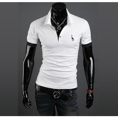 Summer T-Shirt Men Fashion Male Tops Tees Short Sleeve Outdoor Business Sports-Wear Mens Polo Lapel Casual Polos Homme Clothing