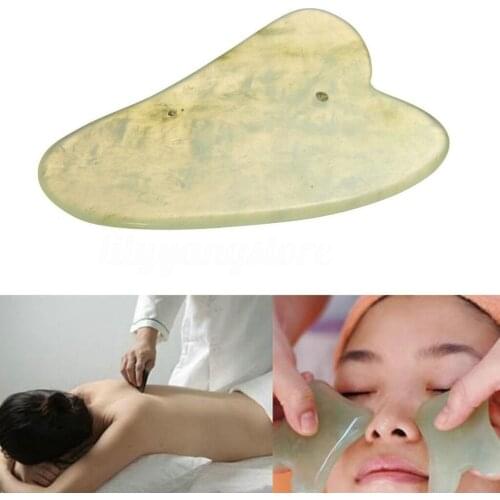 Gua Sha Facial Massage Chinese Medicine Natural Jade Board Scraping Tool Scrapping Plate Piece Massage Tools Arm Massage