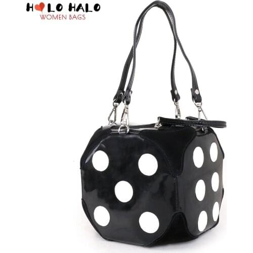 Fashion Womens Bag Dice Box Shape Handbag and Purse for Female Designer Square Shoulder Bags Tendy Ladies Crossbody Hand Bags