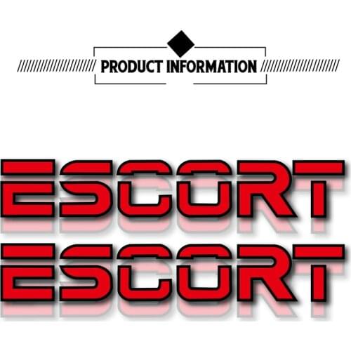 Wheel logo reflective waterproof fuel tank motorcycle sticker decorative helmet luggage car sticker for ford escort ESCOPT