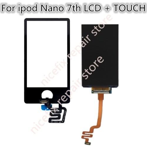 AAA quality LCD display touch screen with LCD digitizer assembly For Ipod nano 7 7th,Free Tools