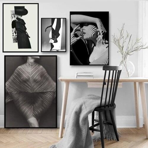 Modern Abstract Sexy Woman Picture Home Decoration Canvas Painting for Living Room Bedroom Study Office Art Wall Printing Poster