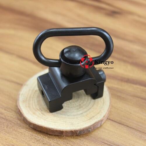 Tactical Rifle Swivel Quick Detach Mount Adapter QD Sling With 20mm Picatinny Rail