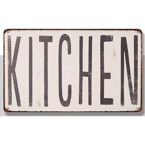 Vintage Metal Tin Signs Love Letters Retro Plate Pub Bar Art Decor Wall Poster