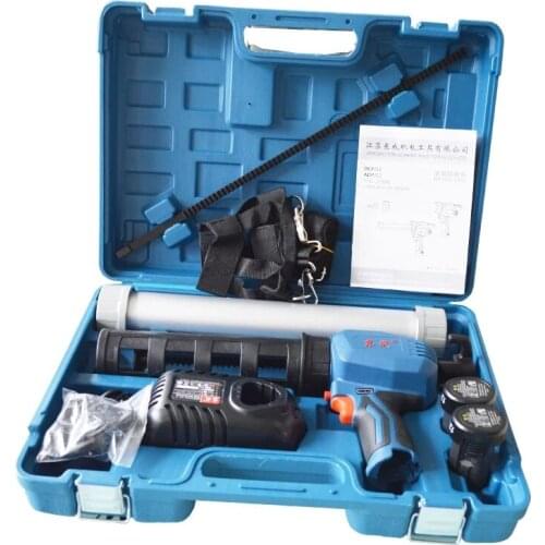 Dc12V Rechargeable Battery Electric Cordless Portable Glass Caulking Silicone Gun soft hard cement