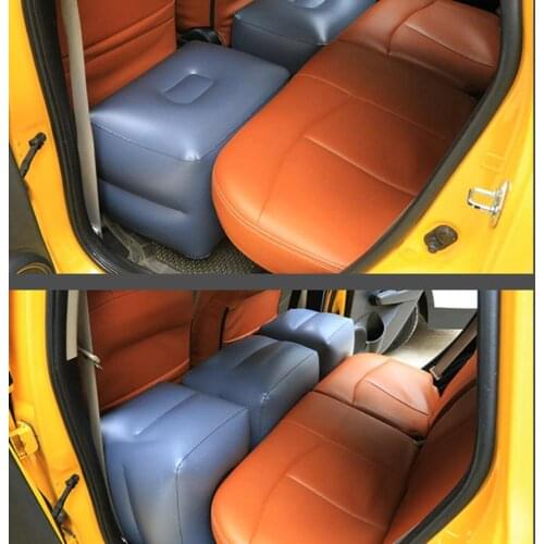 50x40x38cm Inflatable Car Mattress Stool Camping Outdoor Back Seat Durable Auto Cushion For Car Travel Air Bed Car Accessories