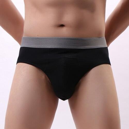 Young Mens Underwear Made Of Pure Cotton Briefs Breathable And Comfortable