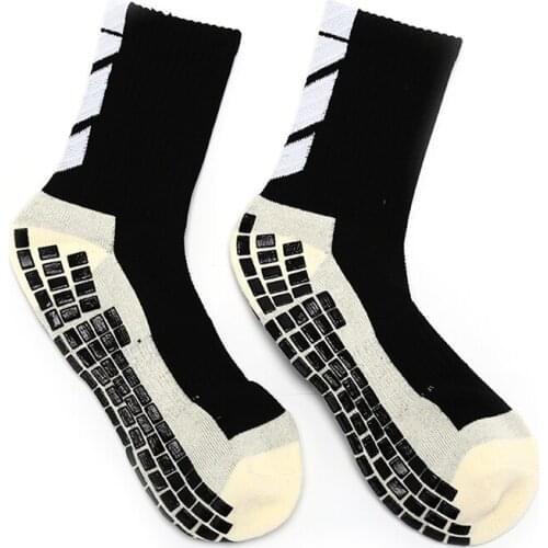 1pair Sport Socks Anti Slip Soccer Socks Men Cotton Football Socks Soccer Sock