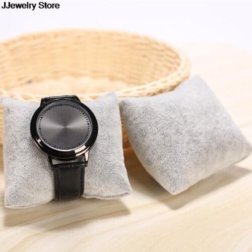 1pcs Velvet & Cotton Bracelet Bangle Watch Pillow Holder For Jewelry Watches Case Box Jewelry Packaging & Display