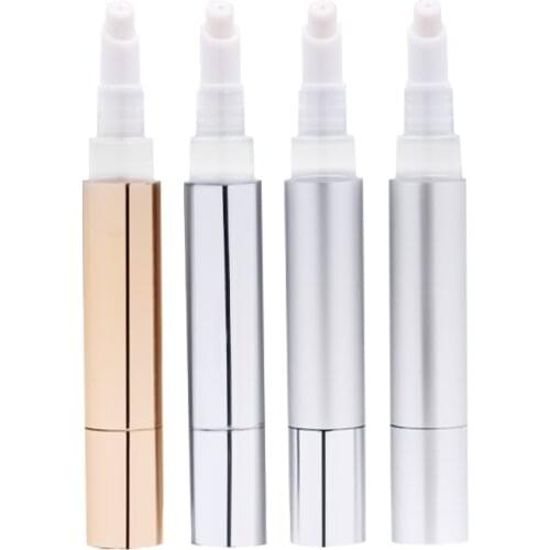 100pcs 5ml Refillable Twist Pens Cosmetic Container Empty Lip Gloss Concealer Twist Pens Foundation Nail Oil Container