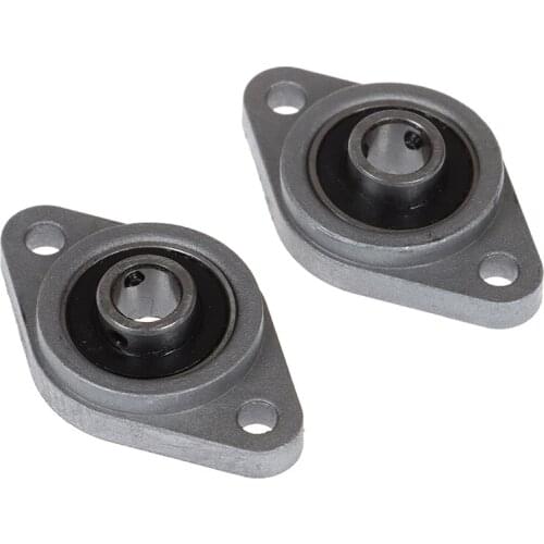 2PCS KFL08 KP08 8mm Bore Diameter Pillow Block Flange Rhombic Bearing Zinc Alloy 3D Printer DIY Parts For T8 Lead Screw